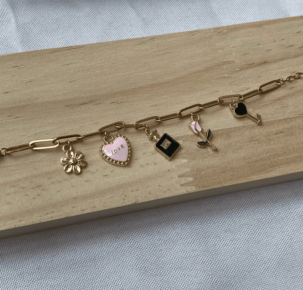 Example custom charm bracelet
